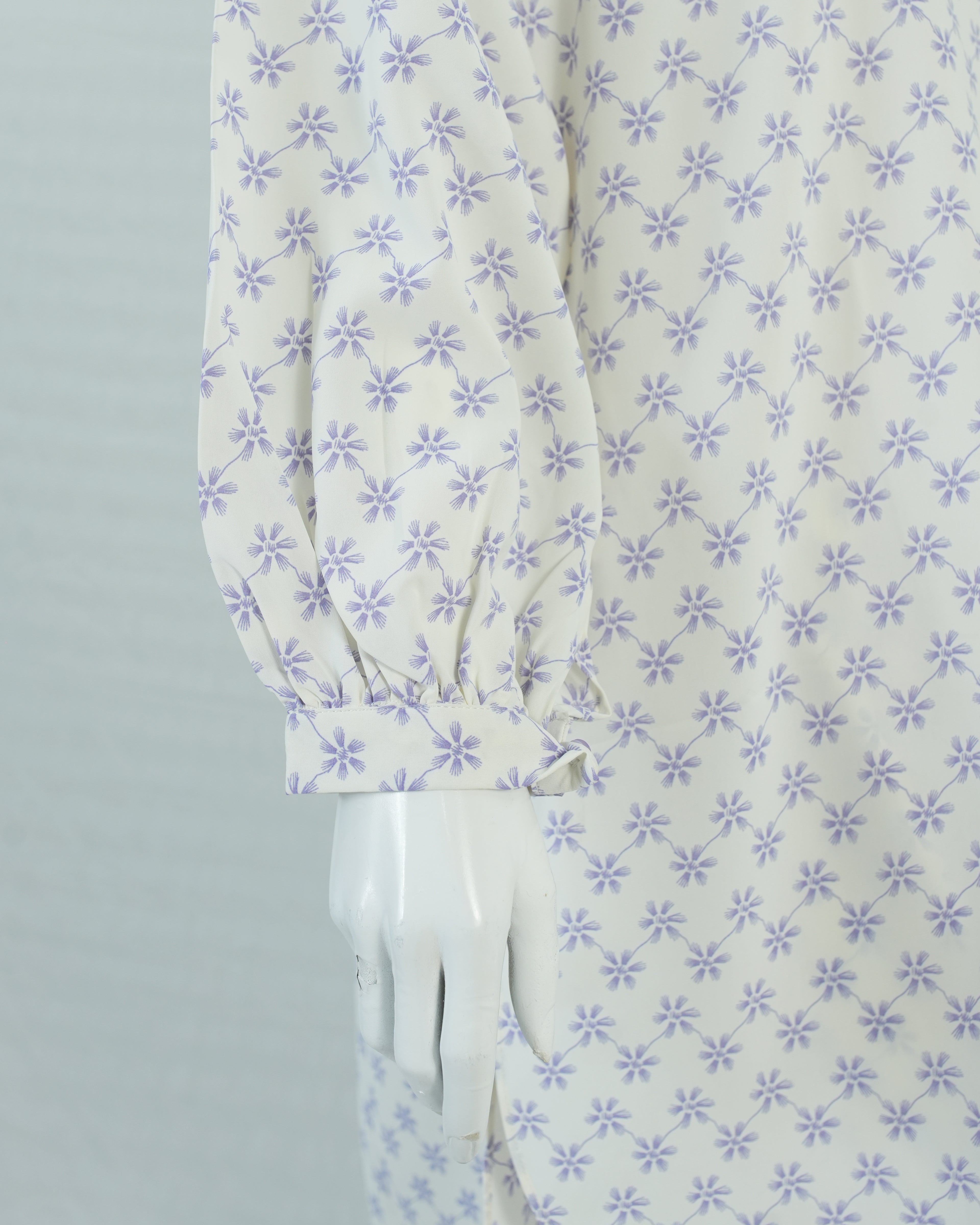 White Printed Georgette 2 PC | DD-COORD-PG-014