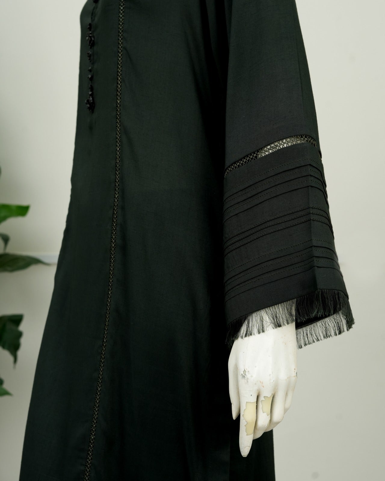 Plain Dark Green Solid Russian Rao-Silk 2Pcs | DD-SOLID-PDGRR-010