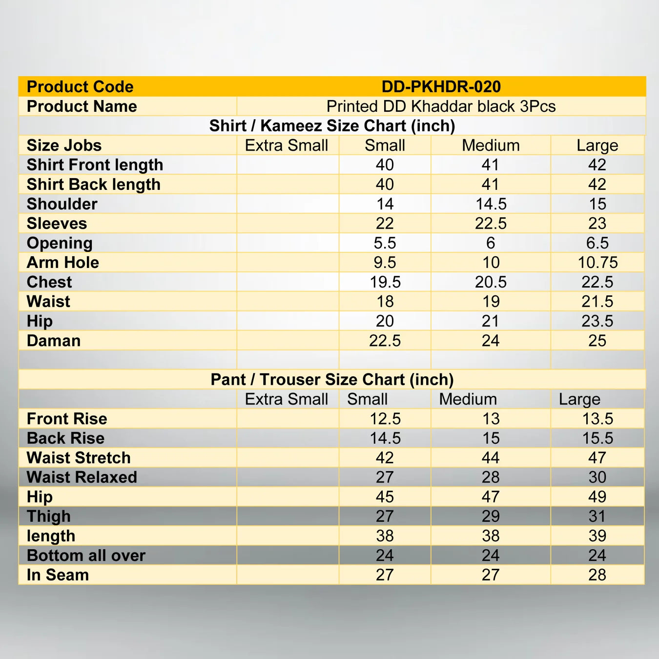 Un-Stitched Double Dot Wear Black Printed Khaddar 3 PC | DD-PKHDR-020