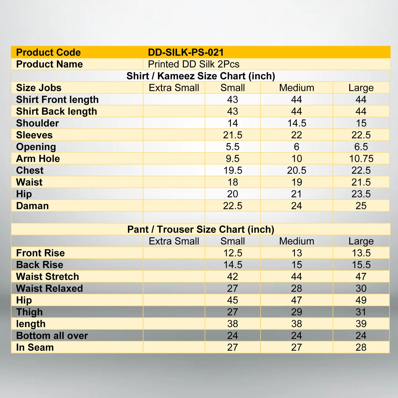 White and Blue Leaf Printed Silk 2 PC | DD-SILK-PS-021