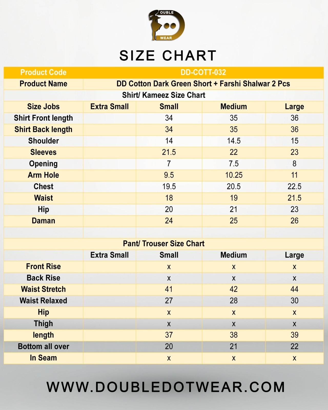 Cotton Dark Green Short Shirt with Farshi Shalwar – 2 Piece Set