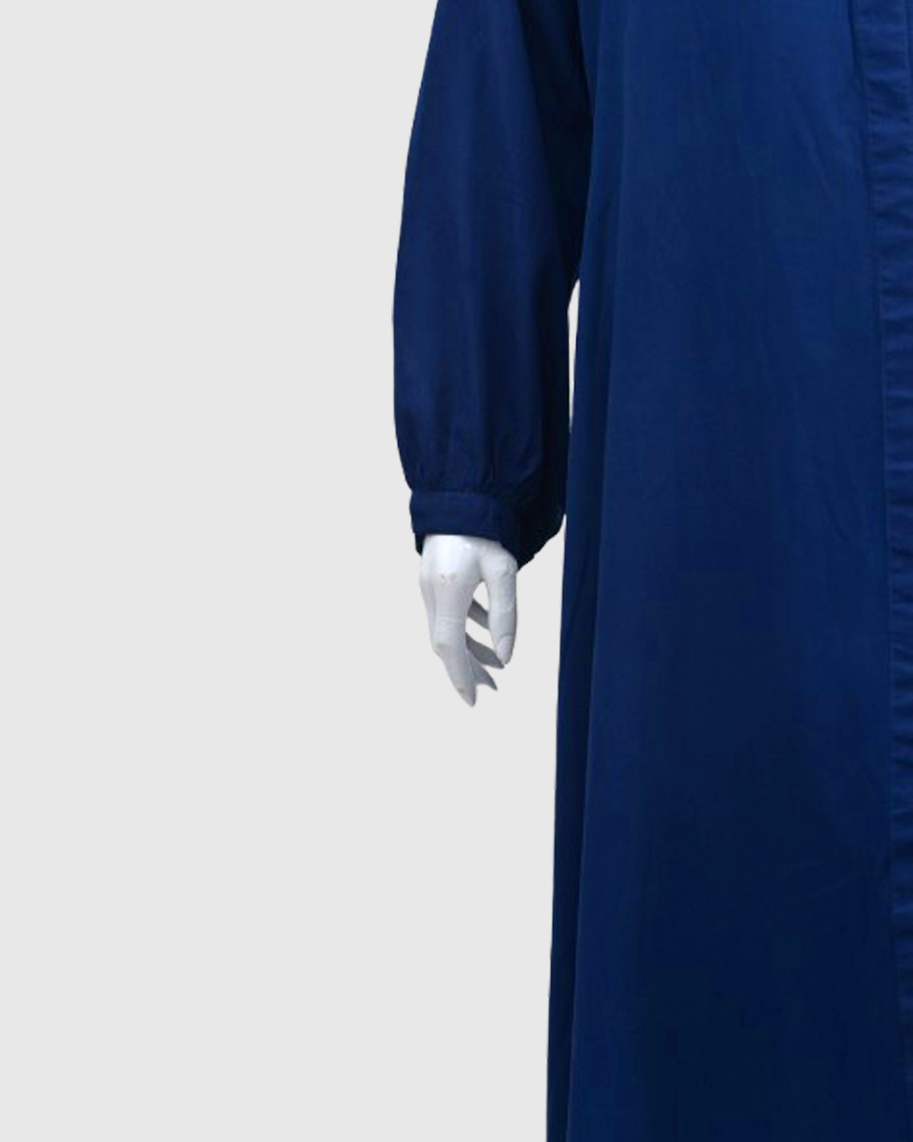 Linen Navy Blue Shirt &amp; Trousers Set (2-Piece) | DD-LELN-038