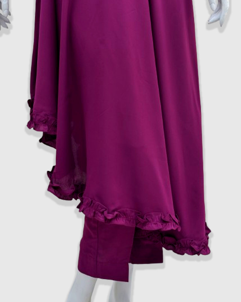 Double Dot Wear Magenta Linen Shirt & Trousers Set | DD-LELN-041