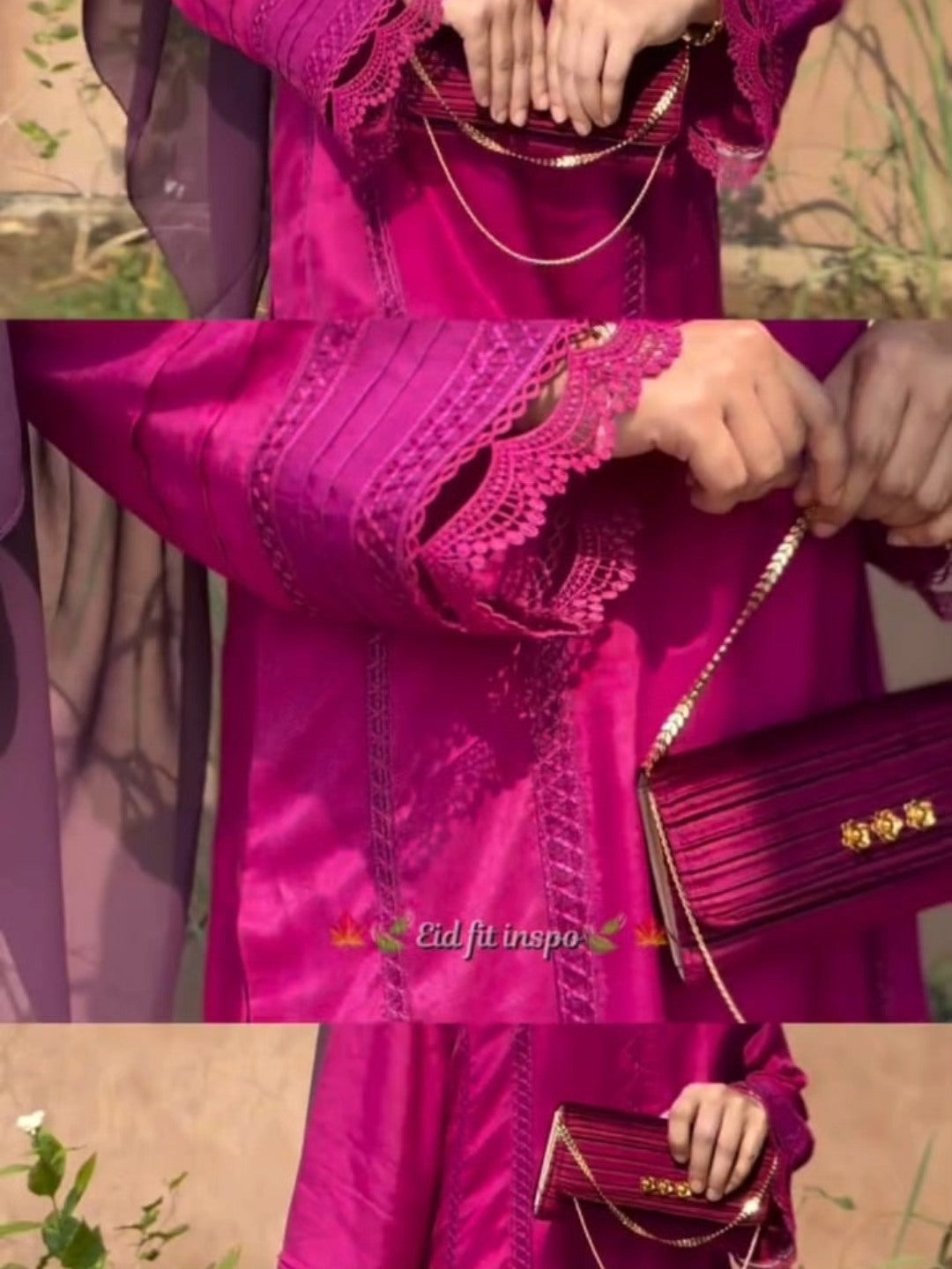 Pink Rao-Silk Embroidered 2 PC | DD-SOLID-EPR-001