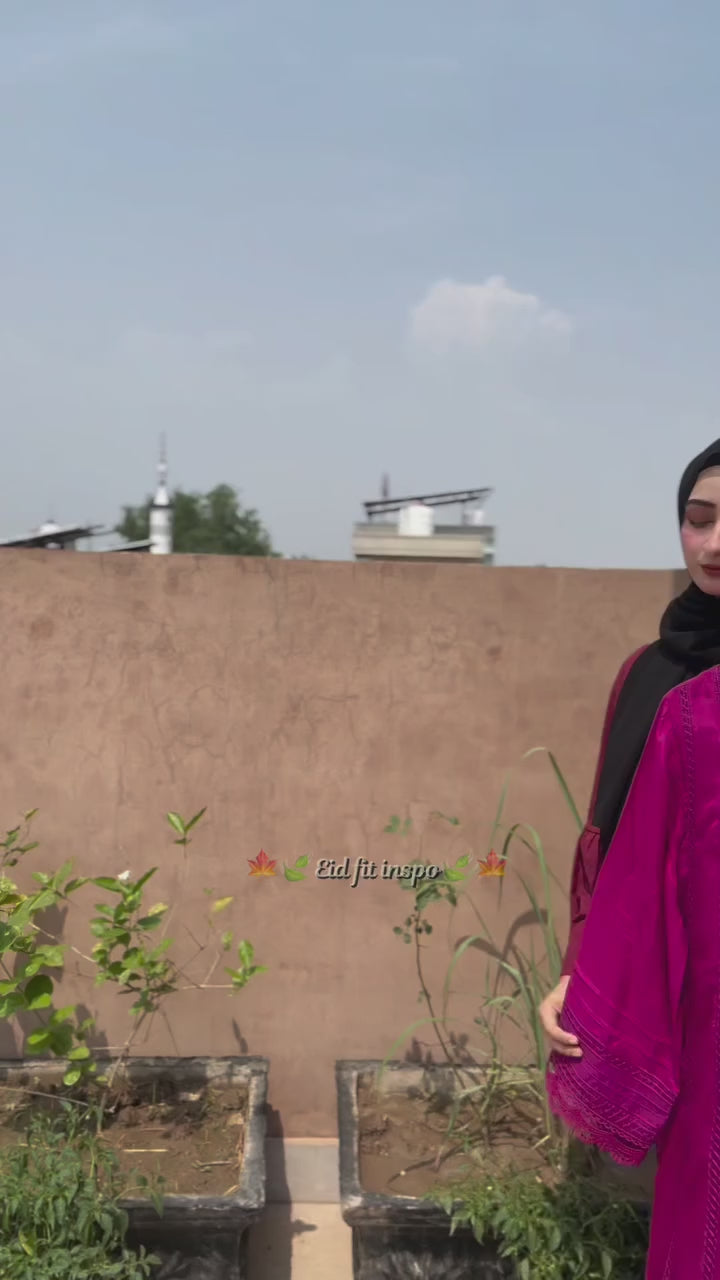 Pink Rao-Silk Embroidered 2 PC | DD-SOLID-EPR-001