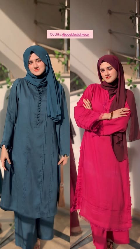 Pink Rao-Silk Embroidered 2 PC | DD-SOLID-EPR-001